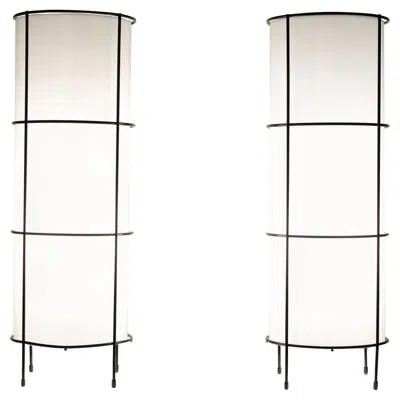 Pre-owned Artemide Pair Of  Attributed Table Lamps, Circa 1970s In Transparent