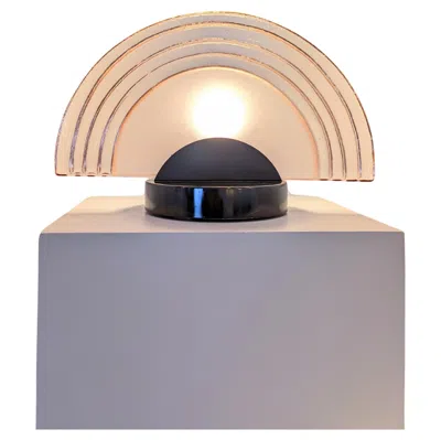 Pre-owned Artemide Pair Of "diva" Table Lamp By Ezio Didone For  In Transparent