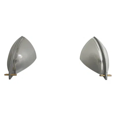 Pre-owned Artemide Pair Of Sconces By Ernesto Gismondi For , 1980s, Italy In Transparent