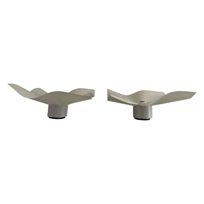 Pre-owned Artemide Pair Of Sconces Or Ceiling Lamps By Mario Bellini For , 1970s, Italy In Transparent