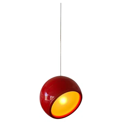 Pre-owned Artemide 'pallade' Red Pendant Lamp By Studio Tetrarch
