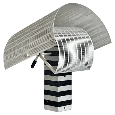 Pre-owned Artemide Postmodern Vintage Black White Wall Lamp Shogun Mario Botta  1986 Italy