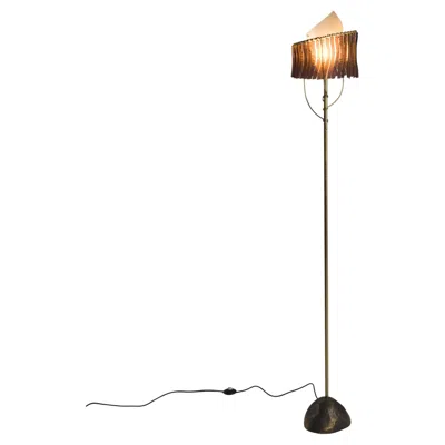 Pre-owned Artemide Priamo Floor Lamp By Toni Cordero  Milan/turin Italy 1990 In Gold