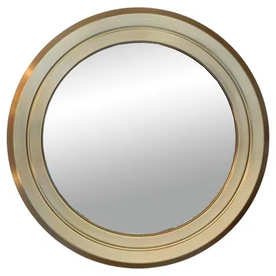 Pre-owned Artemide Sergio Mazza For  Round Wall Mirror "narciso," Italy 1970s In Gray