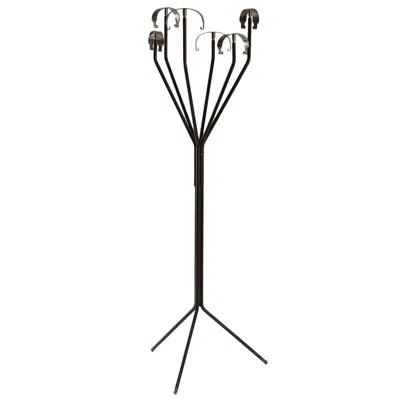Pre-owned Artemide Set Of Two "erato" Metal Coat Racks By Bbpr For , Italy, 1960s In Black