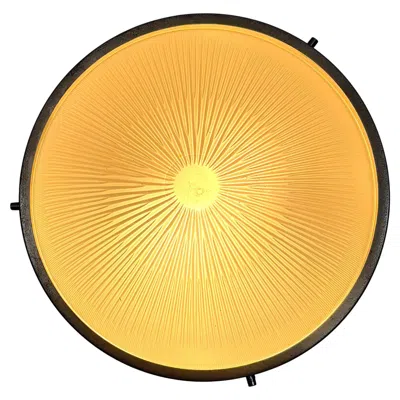 Pre-owned Artemide Sigma Midcentury Metal Glass Wall Light By Sergio Mazza  Italy 1960s In Orange