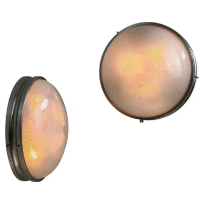 Pre-owned Artemide Sigma Wall Or Ceiling Light By Sergio Mazza For , Italy, Circa 1960s In Beige