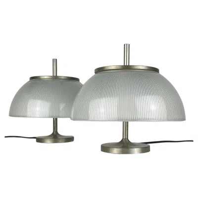 Pre-owned Artemide Table Lamp Alfetta By Sergio Mazza For , Italy 1966, Set Of 2 In Transparent