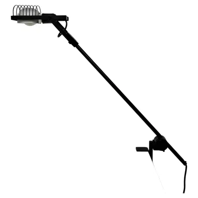 Pre-owned Artemide Table Lamp Sintesi Morsetto By Ernesto Gismondi For  1970s In Black