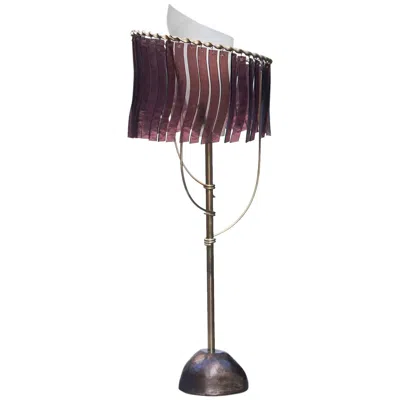 Pre-owned Artemide Toni Cordero Priamo Table Lamp In Gold