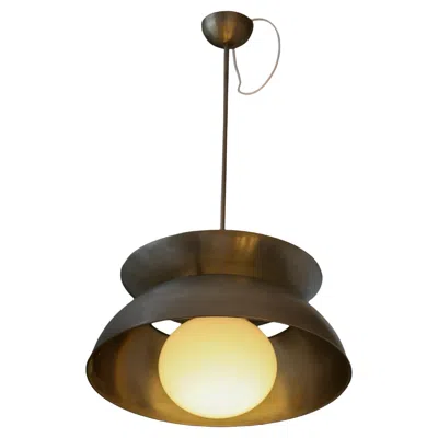 Pre-owned Artemide Vico Magistretti Cetra Pendant Lamp For  1960 Italy In Brown