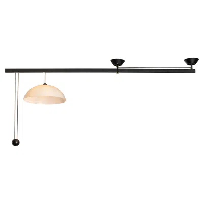 Pre-owned Artemide Vico Magistretti, “l'impiccato” Ceiling Lamp For , Italy, 1972 In Black