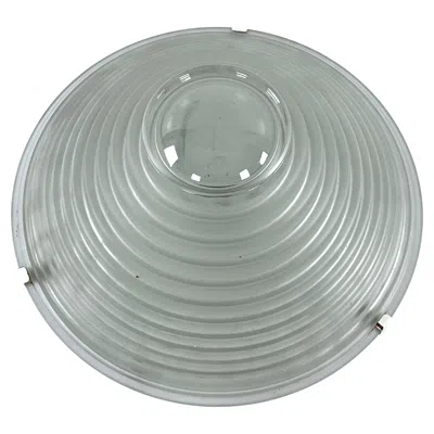 Pre-owned Artemide Vintage Large Egina 38 Ceiling Lamp By Angelo Mangiarotti For , Italy In Transparent