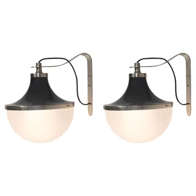 Pre-owned Artemide Wall Lamps By Sergio Mazza For , Italy 1960s In Sand