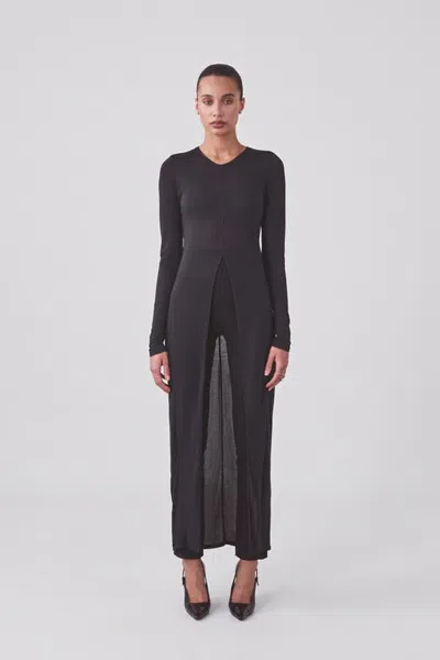 Artemis Diciero Alina Shirt Dress In Black
