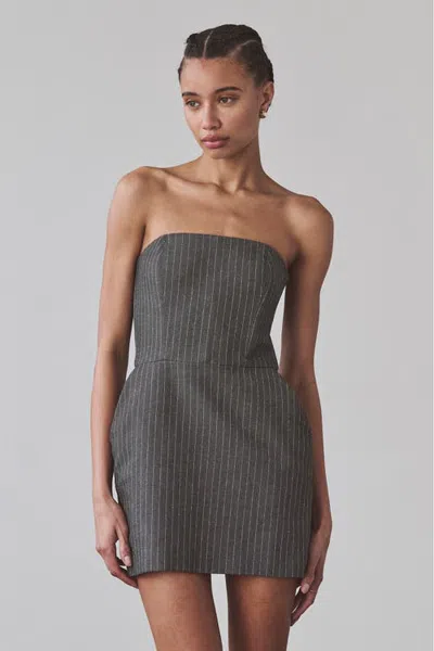 Artemis Diciero Benita Mini Dress In Gray