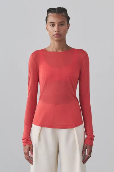Artemis Diciero Dasha Longsleeve In Red