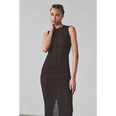Artemis Diciero Jessica Midi Dress In Black