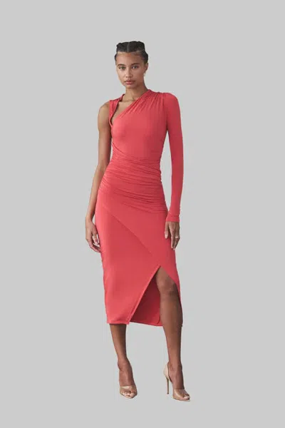 Artemis Diciero Mikaela Midi Dress In Pink