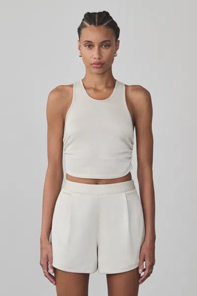 Artemis Diciero Poise Crop In White