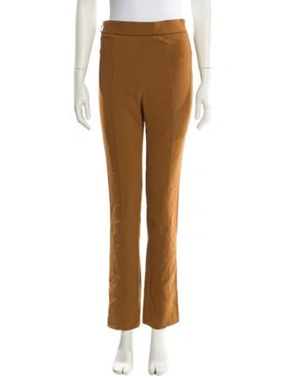 Pre-owned Artemis Diciero Straight Leg Pants In Brown