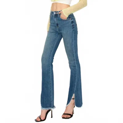 Artemis Vintage Western High Rise Bootcut Jeans - Curvy In Medium Wash In Multi
