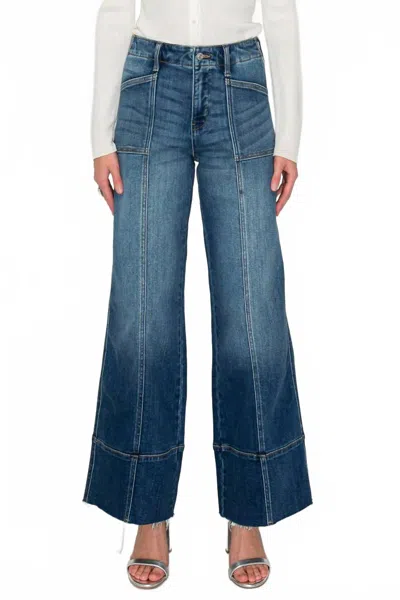 Artemis Vintage Women's Seamed High Rise Jeans In Blue