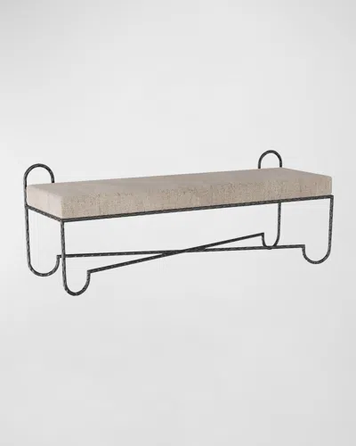 Arteriors Annie Bench, 61" In White