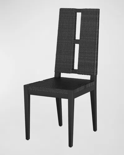 Arteriors Antonio Rattan Dining Chair In Black