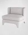 Arteriors Ava Boucle Lounge Chair In Stone
