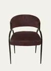 Arteriors Bahati Chair In Bordeaux