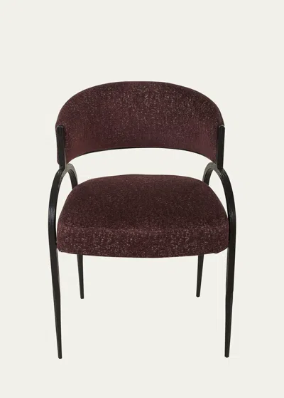 Arteriors Bahati Chair In Bordeaux