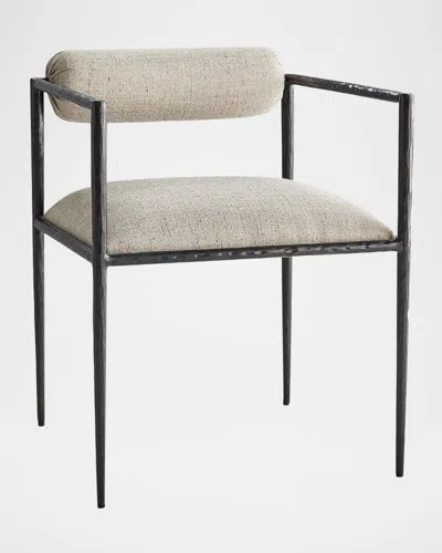 Arteriors Barbana Dining Arm Chair In Gray