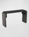 Arteriors Bernardo Console Table In Ebony, Graphite