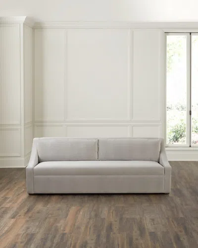 Arteriors Boudreaux Velvet Sofa - 90" In Gray