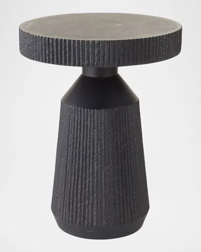 Arteriors Boyden Indoor/outdoor End Table In Black