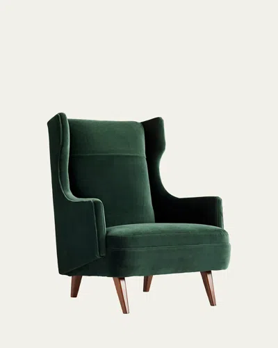 Arteriors Budelli Wing Chair In Green