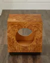 Arteriors Burks End Table In Blonde Burl