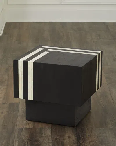 Arteriors Burton End Table In Black