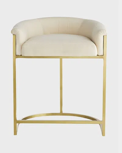 Arteriors Calvin Counter Stool 25" In White