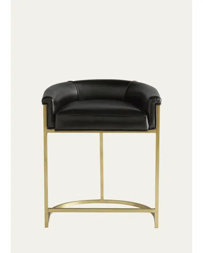 Arteriors Calvin Counter Stool 25" In Black