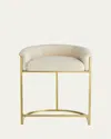 Arteriors Calvin Counter Stool In White
