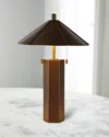 Arteriors Cantrell 28" 2-light Table Lamp In Gray