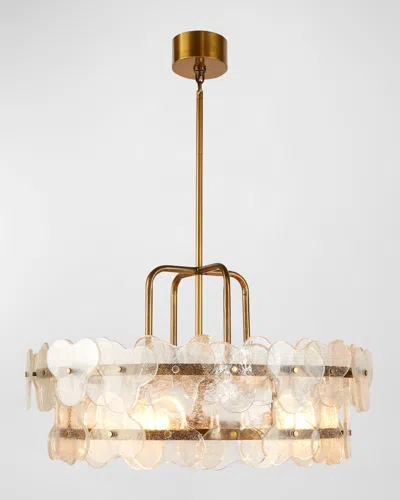 Arteriors Cascade 35" 4-light Chandelier In Gold