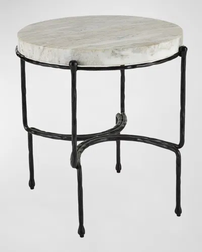 Arteriors Cedrick End Table In Gray