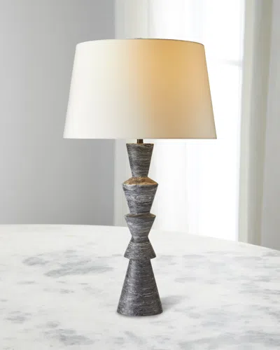 Arteriors Chloe 33" Table Lamp In Gray