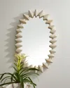 Arteriors Cicada 40" Wall Mirror In White