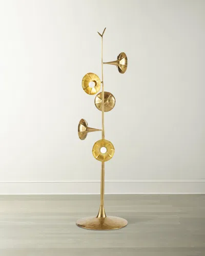 Arteriors Coltrane 64" Floor Lamp In Gold