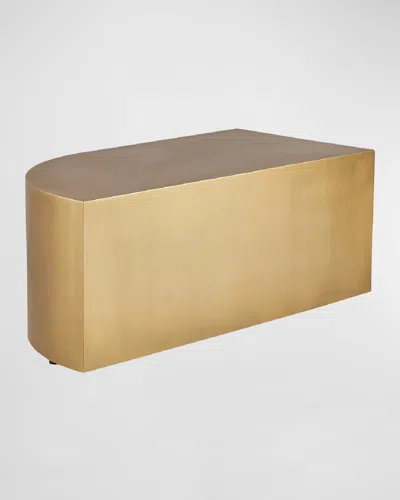 Arteriors Cortez Antiqued Brass Cocktail Table In Brown