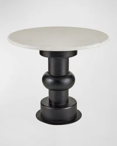 Arteriors Devito End Table In White